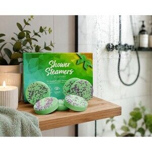 Cleverfy Shower Steamers Menthol Eucalyptus Aromatherapy 6 Pack NIB Spa Gift